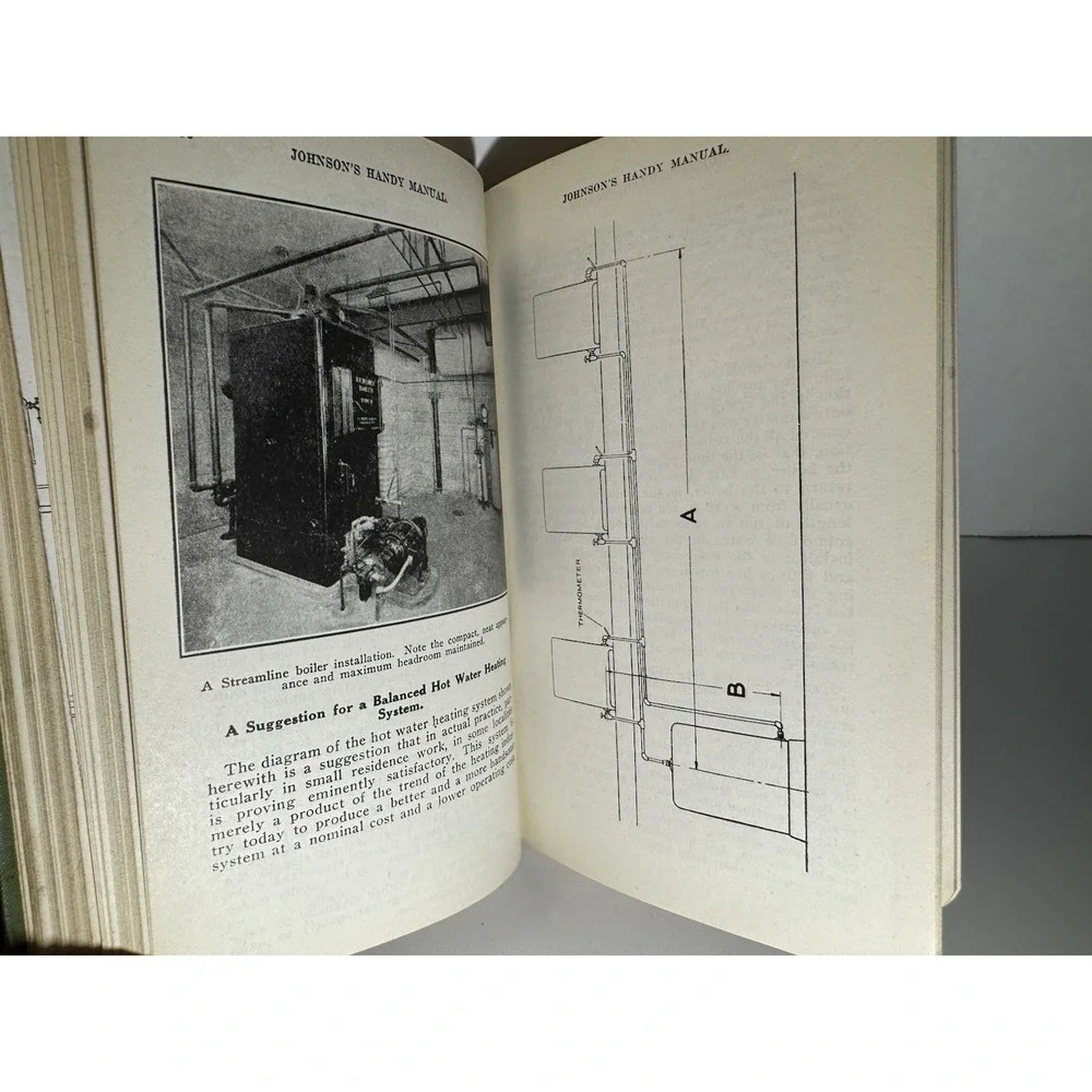 Johnson's New Handy Manual 1940 Heating Vent Mechanical Refrigeration & AC Book